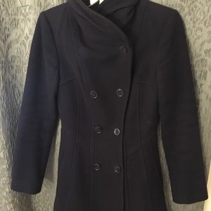 Reiss fitted dress coat xs